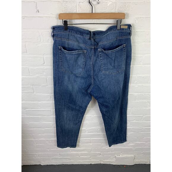 Liverpool Women's Straight Leg Denim Slim Fit Boyfriend Jeans Blue Size 20W - Picture 3 of 5